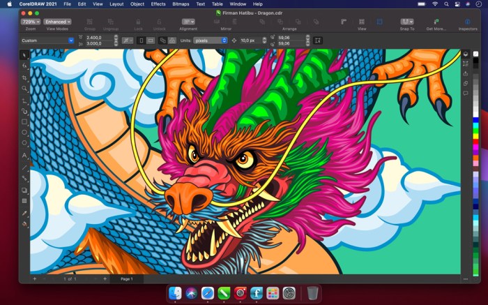 Contoh desain grafis corel draw