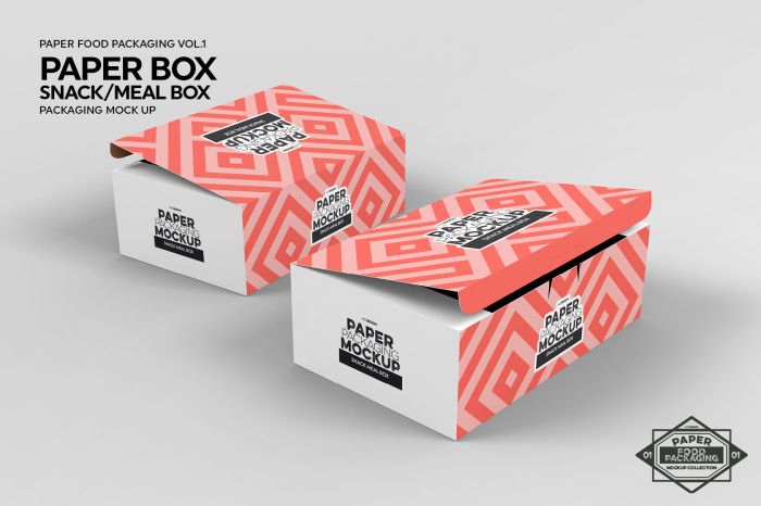 Contoh desain snack box